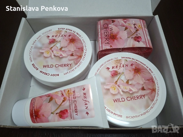 Комплект козметика Рефан - дива череша