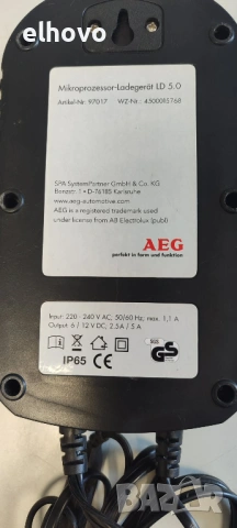 Зарядно за акумулатор AEG LD 5.0, снимка 4 - Аксесоари и консумативи - 54462310