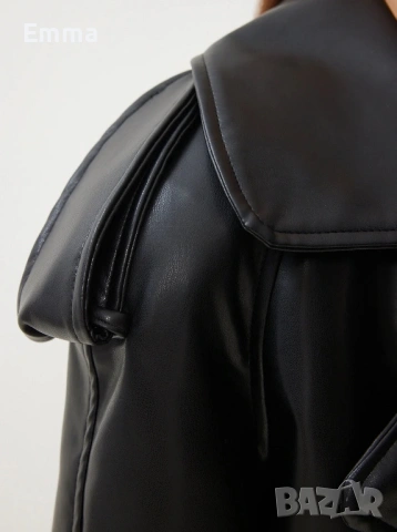Кожено модерно яке, снимка 5 - Якета - 54083650
