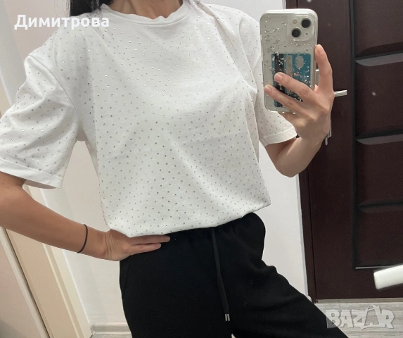 ZARA нова блестяща тениска 