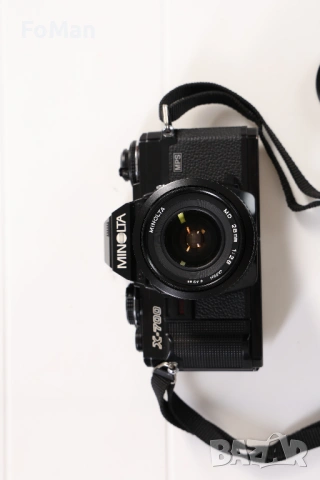 Фотоапарат Minolta X700  с обектив Minolta 28мм и светкавица, снимка 5 - Фотоапарати - 54925070