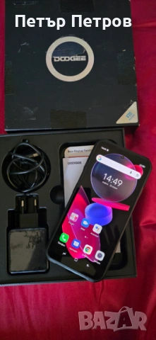 Doogee V20 256GB Phantom Gray НЕРАЗЛИЧИМ ОТ НОВ! ПЪЛЕН КОМПЛЕКТ!, снимка 2 - Samsung - 54311513