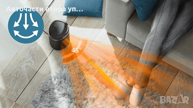 Philips Compact Fan Heater 3000 Series (модел CX3120/01), компактен керамичен отоплителен уред, снимка 8 - Отоплителни печки - 54482616