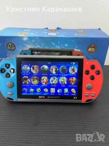 Преносима игрова конзола X7 4.3 инча с 20000 вградени игри,, снимка 2 - Други игри и конзоли - 54276091
