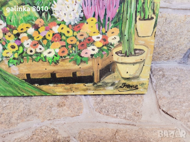 Стара картина, снимка 4 - Картини - 54318098