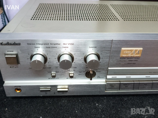 Продавам усилвател technics-su-v550, снимка 3 - Ресийвъри, усилватели, смесителни пултове - 54382238