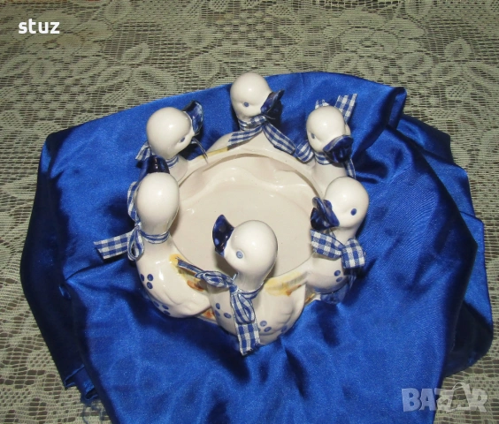 Порцеланова кашпа с патета, снимка 2 - Декорация за дома - 53976945