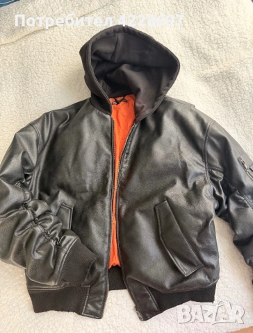 Мъжко кожено яке ZARA