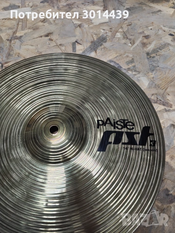 Чинели Paiste PST 3 - hi-hat 14", crash 16", снимка 4 - Ударни инструменти - 55285288