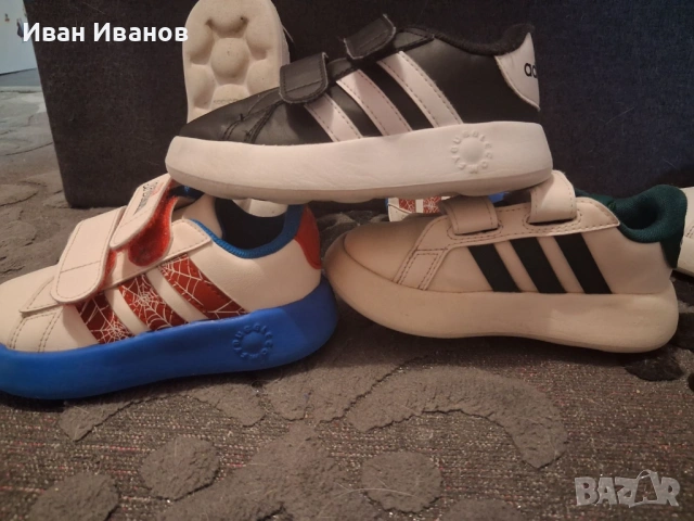Три чифта оригинални детски маратонки Adidas - номер 25