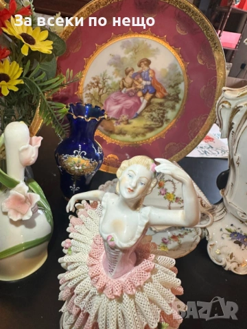 Dresden Lace Germany  производство след 1949 г Код P2107, снимка 13 - Декорация за дома - 54153408