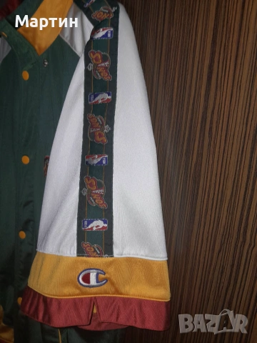  Rетро тренировъчно горнище Champion Seattle Sonics NBA , снимка 4 - Спортни дрехи, екипи - 55234341