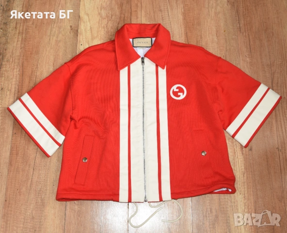Gucci interlocking g jersey womans jacket оригинално, размер XS