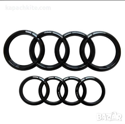Комплект черни емблеми за Audi A6 4G C7 