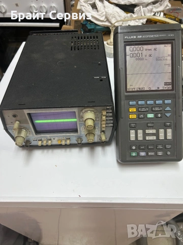 Осцилоскоп FLUKE 99B SCOPEMETER 100MHz и С1-118А