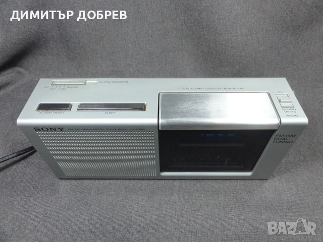 СТАР РЕТРО ТРАНЗИСТОР РАДИО ЧАСОВНИК SONY ICF-C20W, снимка 4 - Радиокасетофони, транзистори - 54476990