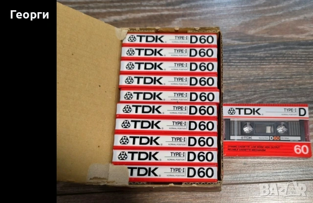 Продавам аудио касетки нови TDK D60, снимка 2 - Аудио касети - 55151327
