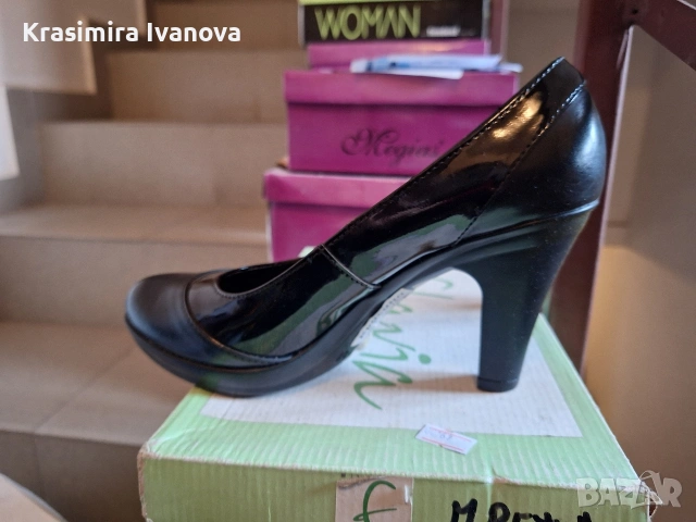 нови обувки естествена кожа и лак , снимка 3 - Дамски елегантни обувки - 54209236
