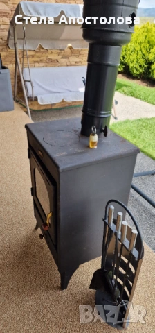 🔥 ПРОДАВАМ ПЕЧКА НА ДЪРВА PRITY K1R – 9 kW + КОМПЛЕКТ КОМИННИ ЕЛЕМЕНТИ 🔥