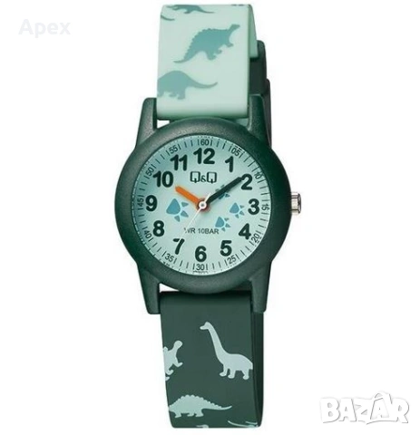 Детски Часовници Q&Q 10 BAR. Оригинален Детски Часовник QQ. Динозавър,Розов,Черен. VR19J VR99J VR41J, снимка 9 - Детски - 54011213