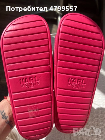 Дамски чехли Karl Lagerfeld, снимка 3 - Чехли - 54223848