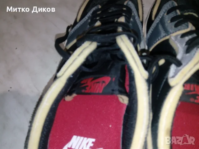 Nike Air Jordan 1Low OG EX Dark Smoke Gray маркови марат. ест. кожа нови №43 US 9.5 UK 8.5 ст. 275мм, снимка 6 - Маратонки - 55513109