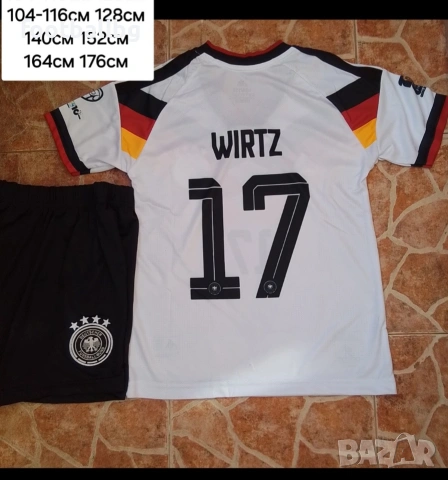 WIRTZ ❤️⚽️ детско юношески футболни екипи 🇩🇪 GERMANY 🇩🇪, снимка 4 - Футбол - 37516342