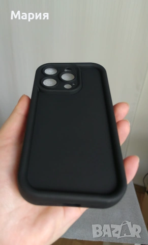 Кейс iPhone 15 Pro Чисто Нов Черен Мат Матиран ефект, снимка 10 - Калъфи, кейсове - 55266009