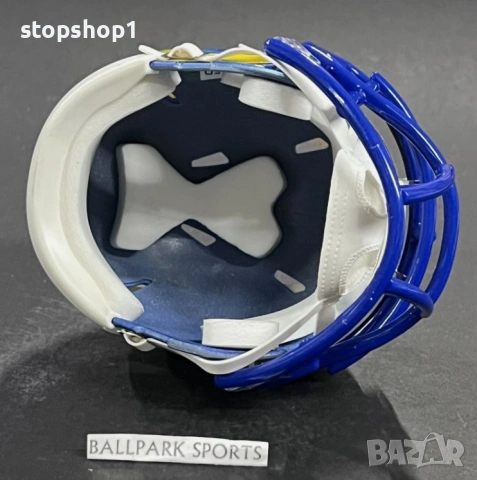 Каска Los Angeles Rams Speed ​​Mini, Riddell, лицензирана от NFL, чисто нова!, снимка 3 - Футбол - 55277662