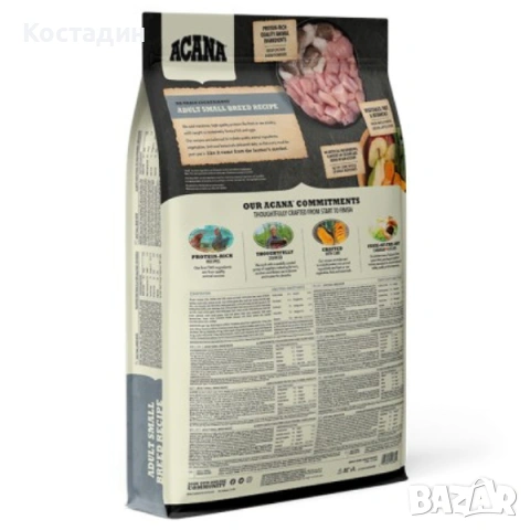 Пълноценна Храна за Кучета от Мини породи в Зряла възраст - 6кг - Adult Small Breed - Acana, снимка 2 - За кучета - 54614236