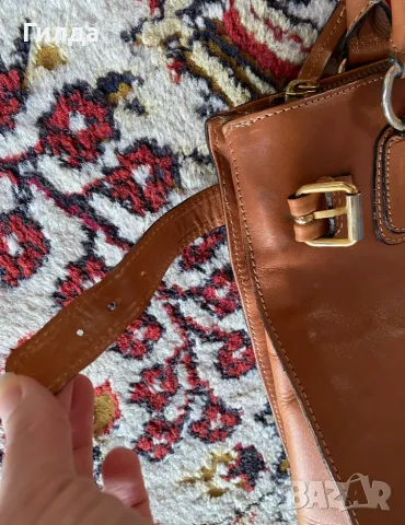 Massimo Dutti чанта естествена кожа, снимка 11 - Чанти - 55537685