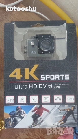 Екшън камера 4К ULTRA HD, снимка 2 - Камери - 55111478