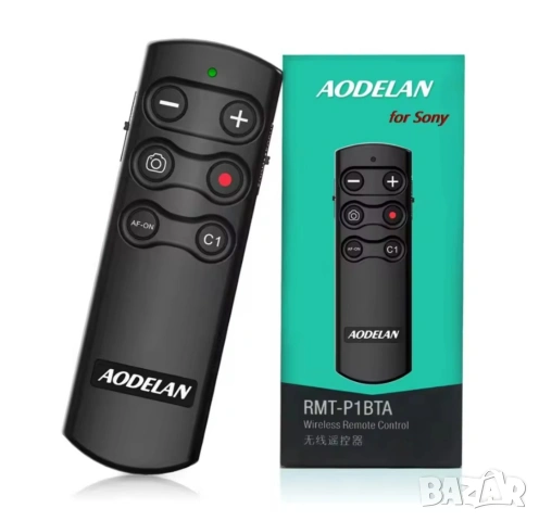 Aodelan RMT-P1BTA  дистанционно управление за фотоапарати Sony A6700 ZV-E10 A7IV A7RV A6400 FX30 A7C
