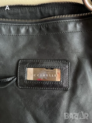 Дамска чанта естествена кожа Coccinelle, снимка 2 - Чанти - 55496681