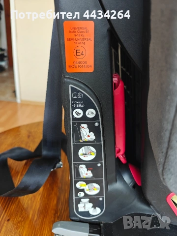 Столче за кола Coletto Sportivo Isofix, снимка 5 - Столчета за кола и колело - 54807268