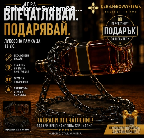 Левитиращи настолни и висящи стойки за бутилки, снимка 4 - Други - 54838185