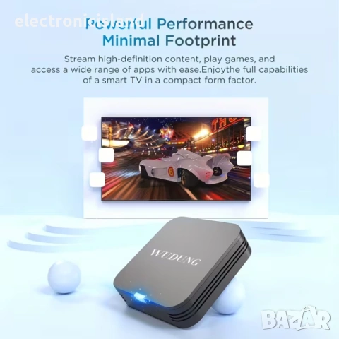 Супер Мини ТВ бокс TV box WUDUNG T (Tanix TX1) 2GB/16GB Allwiner H313, 4K@60Hz, HDR10+, Dolby Vision, снимка 7 - Плейъри, домашно кино, прожектори - 51148004