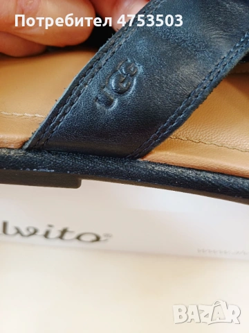 Дамски чехли UGG 40 естествена кожа , снимка 6 - Чехли - 54367942