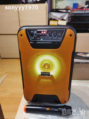 ТОНКОЛОНА С БЛУТУТ И МИКРОФОН 0506261140, снимка 2 - Bluetooth тонколони - 54788288
