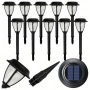 Комплект соларни градински лампи 10 броя – LED външни фенери IP44, снимка 12