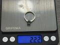 Сребърен пръстен 2,22гр, снимка 4
