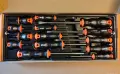 CUSTOR TOOLS 14 броя кръстати прави отвертки комплект, снимка 2