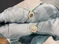 Ръчно изплетена на една кука лятна чанта с хастар и украсена с 3D цвете и пискюл, снимка 3