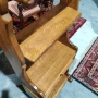 Дървена етажерка с рафтове и чекмедже., снимка 4