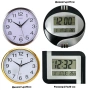 Стенен Часовник с Аналогов и LED Дисплей. Дигиталени Часовници с Термометър. LED Стененни Часовници, снимка 9