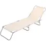  Шезлонг Kring Cosy Plus, 187x53x28 cм, Бежов , снимка 5