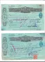 Лот от 11 бр. оригинални британски банкови чека и разписки от 1931-1932 г. (Пълен комплект / Ефемера, снимка 5