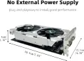 QTHREE GeForce GTX 750 TI 4gb видеокарта нова, GDDR5, HDMI, DVI, VGA, снимка 4