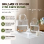 Стъклена чанта-ваза 2в1 — ваза, аквариум и съд за напитки в едно , снимка 1