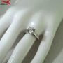 Пръстен с платинено покритие 221056, снимка 4